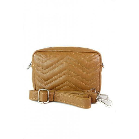 Listonoszka damska skórzana Vera Pelle VP1146C camel