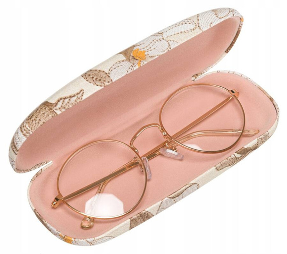 Etui na okulary damskie 4U Cavaldi R-1430 beżowe