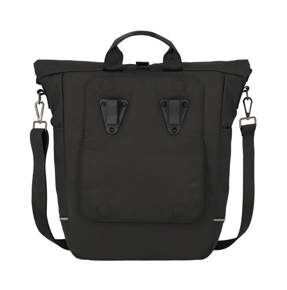 Torba na rower z poliestru Travelite Basics czarna