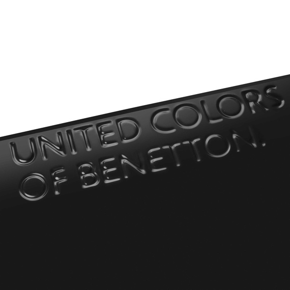 Walizka duża twarda ABS Delsey Benetton United 76 czarna