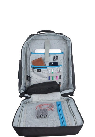 Plecak na laptopa z poliestru Discovery Andes 400 czarny