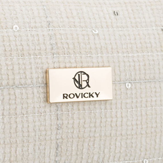 Kosmetyczka z syntetyku Rovicky R-KOS-DA-03A beżowa