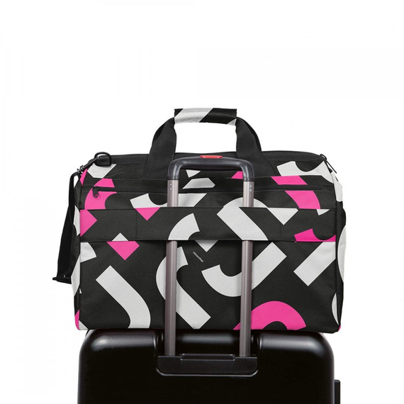 Torba podróżna Reisenthel allrounder L pocket czarno-różowa