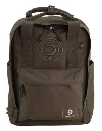 Plecak na laptopa z tkaniny Discovery 810 khaki