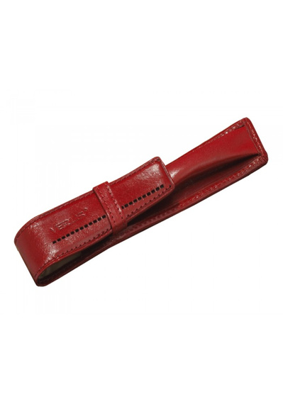 Etui na pióro skórzane Verus Monaco 77 czerwone