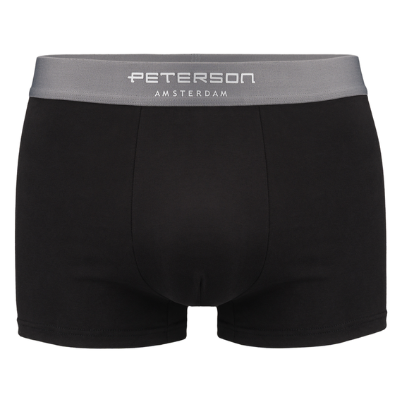 Bokserki męskie bawełniane Peterson B01M czarne