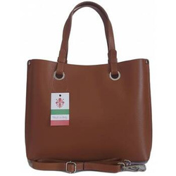 Torebka damska shopper skórzana Vera Pelle VOM65C camel
