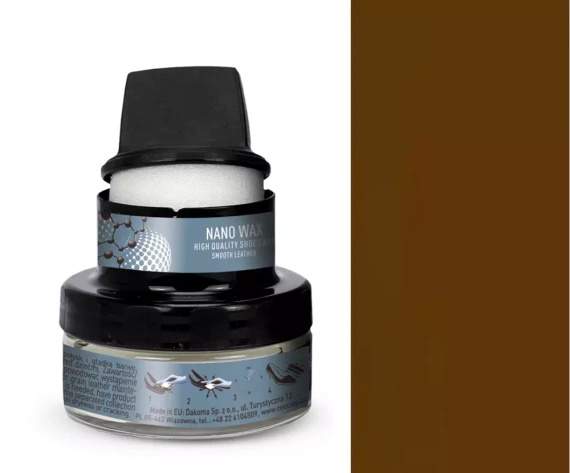 Krem do skóry gładkiej Nano Wax nr 14 brązowy 50 ml