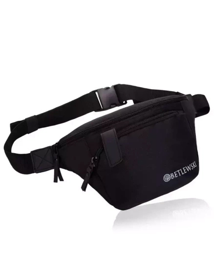 Nerka saszetka biodrowa czarna na rower - Betlewski 1010569-BL
