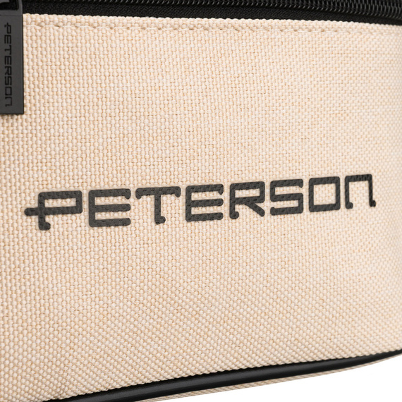 Kosmetyczka damska Peterson KOS-DA-16 beżowo-czarna