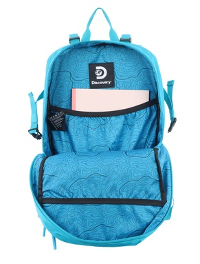 Plecak podróżny z poliestru Discovery Outdoor 611 niebieski