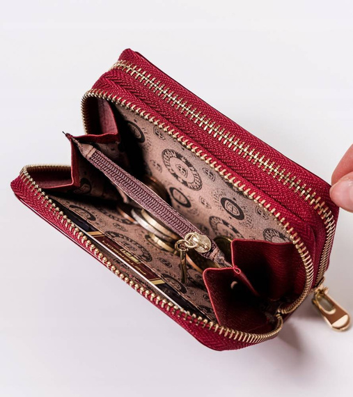 Etui na klucze skórzane Peterson BC-6000 czerwone