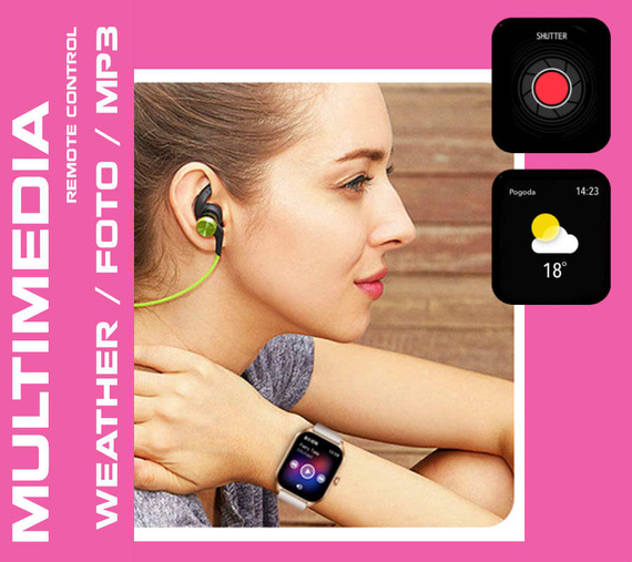 Smartwatch unisex Rubicon RNCF03 czarny