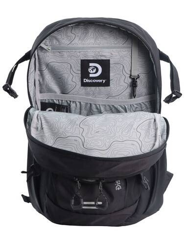 Plecak z poliestru Discovery Body Spirit 1113 czarny