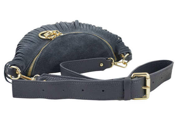 Nerka damska zamszowa Barberini's 973-28 ciemnoszara
