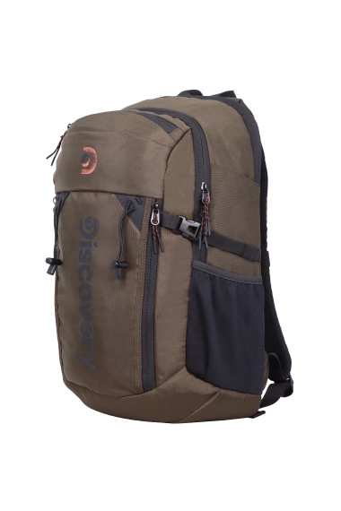 Plecak na laptopa z poliestru Discovery Path khaki