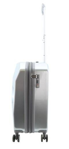 Walizka kabinowa ABS Elle Diamond 55 srebrna
