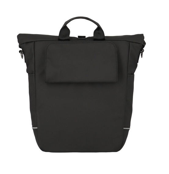 Torba na rower z poliestru Travelite Basics czarna