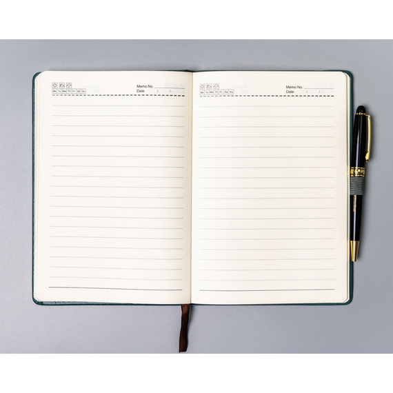 Notes A5 w linie Peterson NOT-6-LN-52 zielony