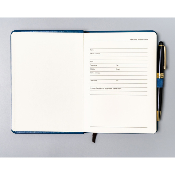 Notes B6 w kropki Peterson NOT-6-KP-53 niebieski