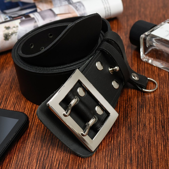 Pasek męski oficerski wojskowy czarny Beltimore W34