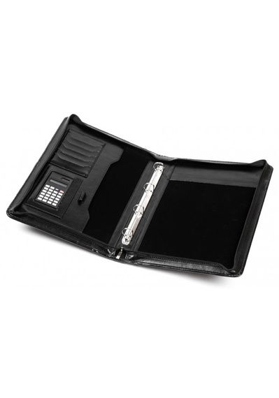 Biwuar z eko skóry Vip Collection AK-64 czarny