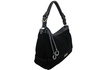 Torebka damska hobo skórzana Barberini's 1002-1 czarna