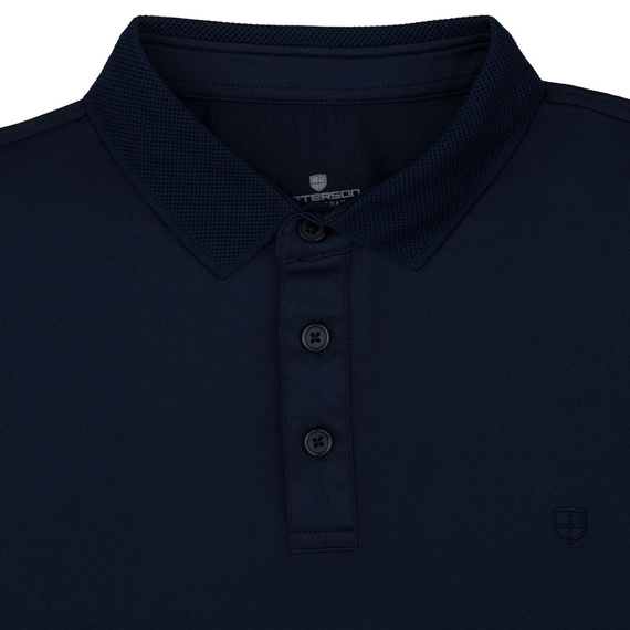 Koszulka polo męska z poliestru Peterson KPY granatowa M-XL