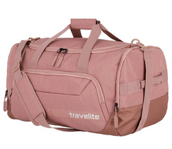 Torba sportowa z poliestru Travelite Kick-Off M różowa