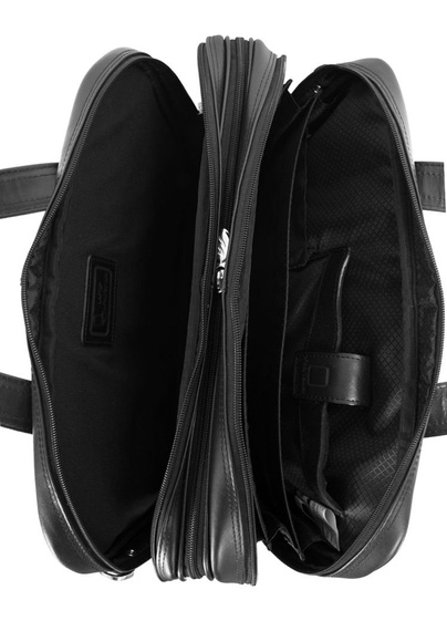 Torba na laptopa męska skórzana McKlein Pearson czarna
