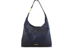 Torebka damska hobo skórzana Barberini's 1031-4 granatowa