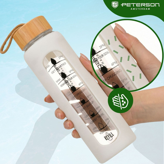 Butelka na wodę Peterson SBW-01 beżowa