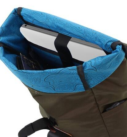 Plecak na laptopa z poliestru Discovery Icon 722 khaki
