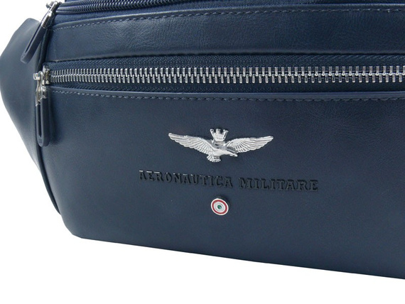 Nerka z eko skóry Aeronautica Militare AM-561 granatowa