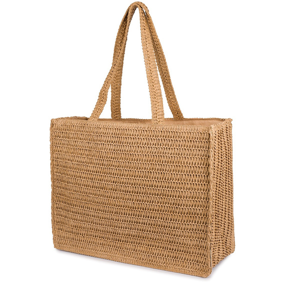 Torba damska plażowa Krateczka PB-34 beżowa
