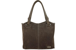 Torebka damska shopper Barberini's 982/1-9 ciemnobeżowa