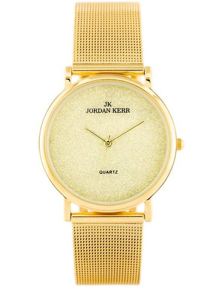 Zegarek damski na bransolecie Jordan Kerr C3129AUX złoty