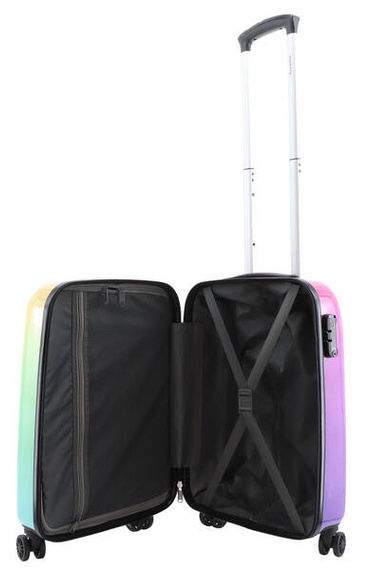 Walizka kabinowa ABS Saxoline Rainbow 54 wielokolorowa
