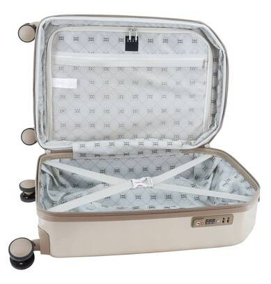 Walizka średnia ABS Elle Diamond 68 złota