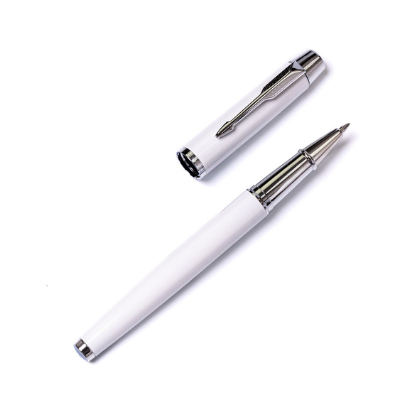 Długopis metalowy Peterson 222-GB biało-srebrny