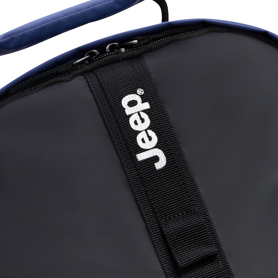 Plecak na laptopa z poliestru Delsey Jeep JS011B niebieski