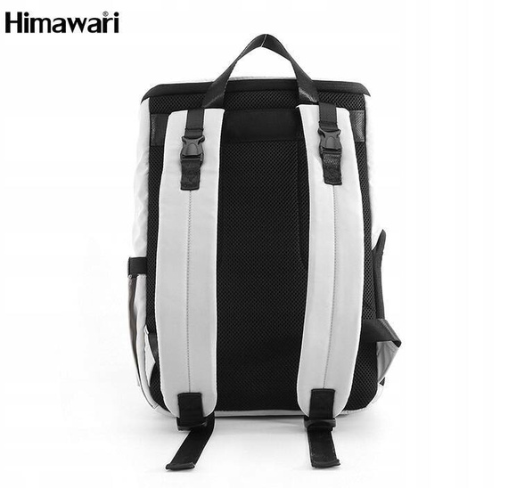 Plecak damski na laptopa Himawari 1223-02 jasnoszary