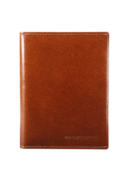 Etui na dokumenty Vip Collection Milano II 197 koniakowe
