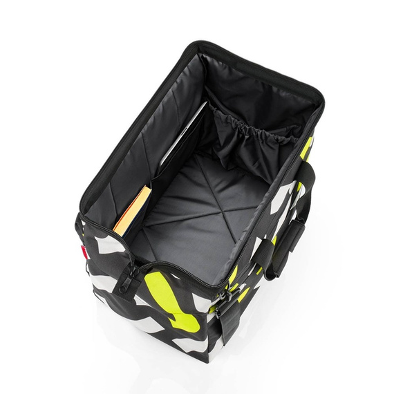 Torba podróżna Reisenthel allrounder L pocket czarno-żółta