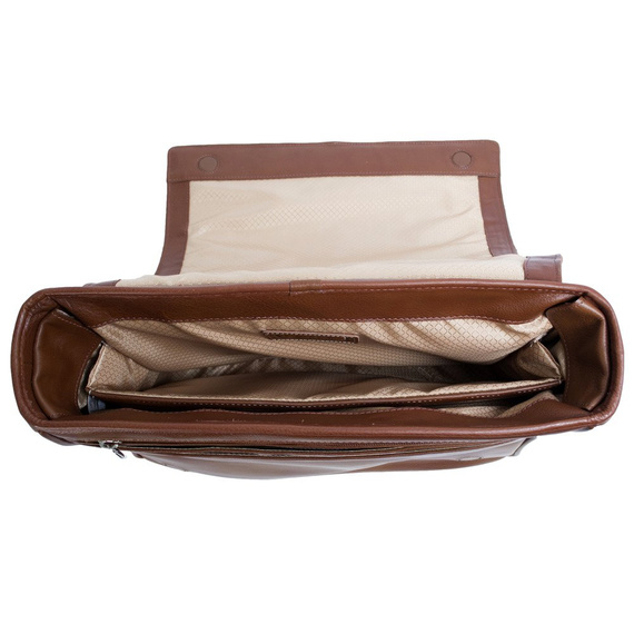 Torba na laptopa męska McKlein San Francesco brązowa
