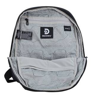 Plecak miejski z poliestru Discovery Downtown 940 czarny