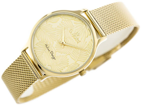 Zegarek damski fashion G. Rossi 12516B-4D1 złoty