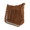 Listonoszka damska zamszowa Vera Pelle WAF567C camel