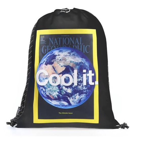 Plecak z poliestru National Geographic Earth 8906 czarny