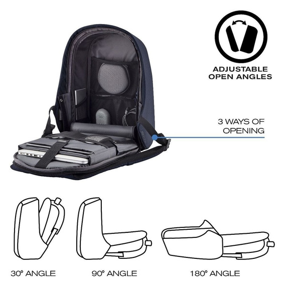 Plecak na laptopa XD Design Bobby Hero Small granatowy